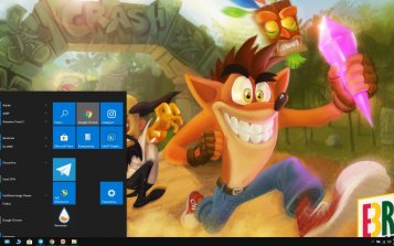 Crash Bandicoot Theme Desktop