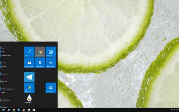 Lime Theme Desktop