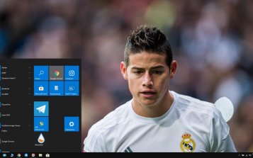 James Rodriguez Theme Desktop