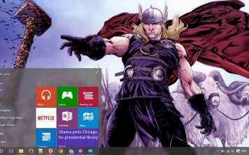 Thor Comics Theme Desktop