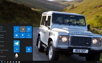 Land Rover Defender Theme Desktop