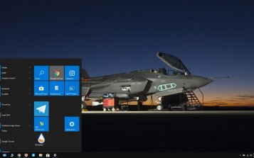 F-35 Lightning II Theme Desktop