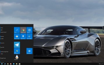 Aston Martin Vulcan Theme Desktop