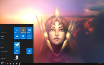 Leona (LoL) Theme Desktop