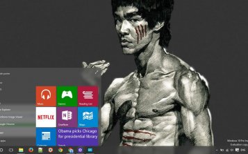 Bruce Lee Theme Desktop