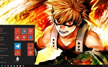 Katsuki Bakugou Theme Desktop