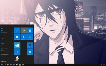 Ulquiorra Cifer Theme Desktop