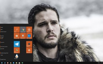 Jon Snow Theme Desktop
