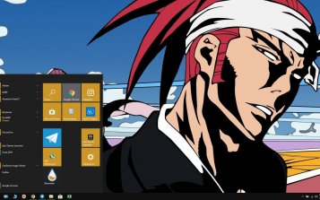 Renji Abarai Theme Desktop