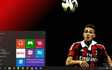 AC Milan Theme Desktop