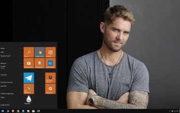 Brett Young Theme Desktop