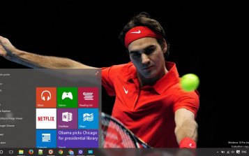 Roger Federer Theme Desktop