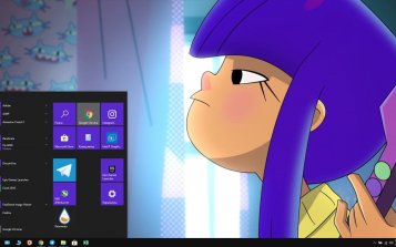Glitch Techs Theme Desktop