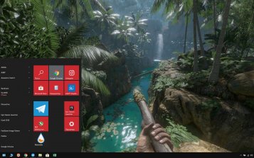 Green Hell Theme Desktop