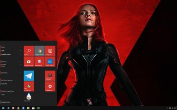 Black Widows Theme Desktop