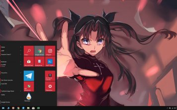 Rin Tohsaka Theme Desktop
