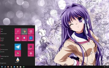 Kyou Fujibayashi Theme Desktop