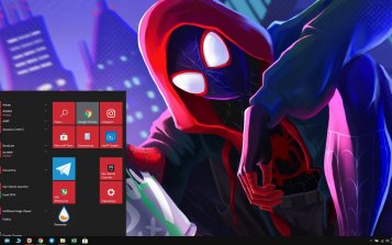 Miles Morales Theme Desktop