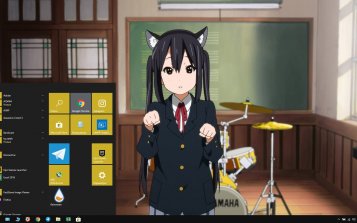 Azusa Nakano Theme Desktop