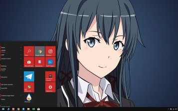 Yukino Yukinoshita Theme Desktop