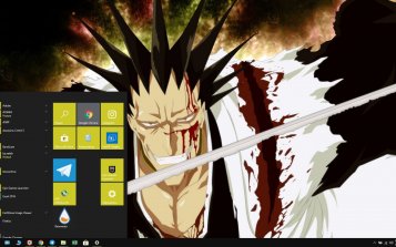 Kenpachi Zaraki Theme Desktop