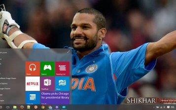 Indian Cricket Team Theme Desktop