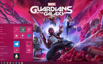 Marvel's Guardians Of The Galaxy Theme Desktop