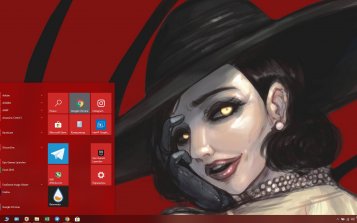 Lady Dimitrescu Theme Desktop
