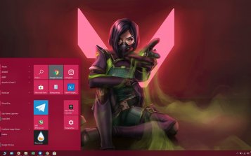 Viper (Valorant) Theme Desktop