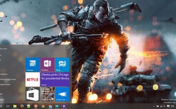 Battlefield 4 Theme Desktop