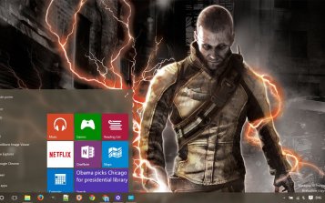 Infamous 2 Theme Desktop