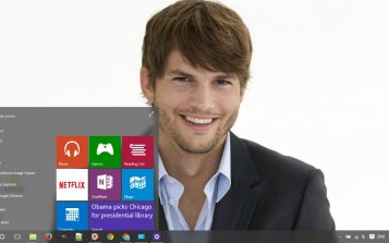 Ashton Kutcher Theme Desktop