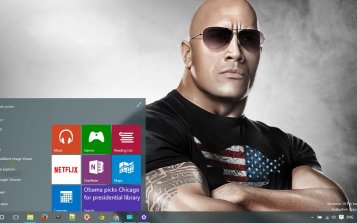 Dwayne Johnson Theme Desktop