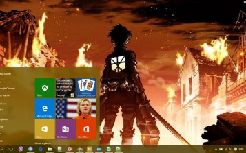 Attack On Titan Theme Desktop