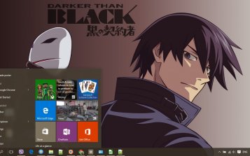 Darker Than Black Theme Desktop