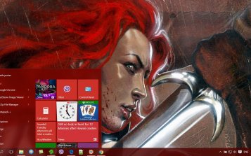 Red Sonja Theme Desktop