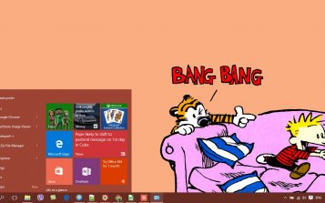 Calvin and Hobbes Theme Desktop