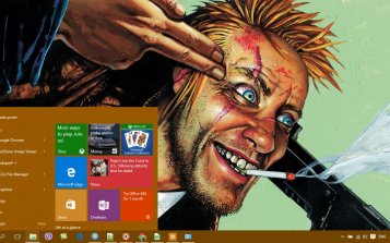 Hellblazer Theme Desktop