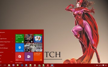 Scarlet Witch Theme Desktop