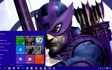 Hawkeye Theme Desktop