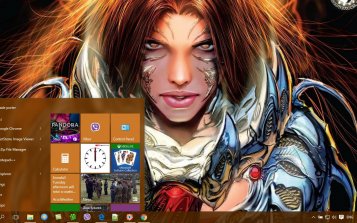 Witchblade Theme Desktop