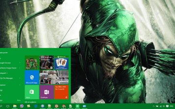 Green Arrow Theme Desktop