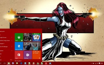 Mystique Theme Desktop