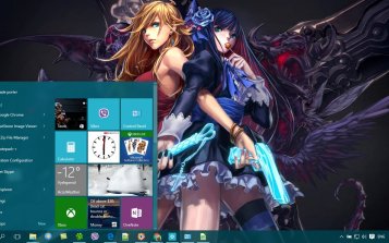 Anime Beauty  Theme Desktop