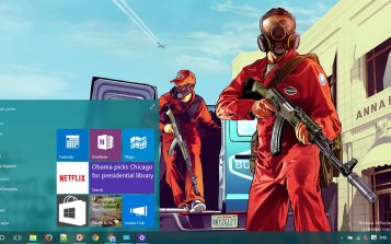 Grand Theft Auto V Theme Desktop