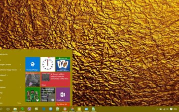 Gold Theme Desktop
