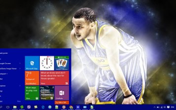 Stephen Curry Theme Desktop