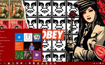 Obey Theme Desktop