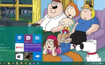Family Guy Theme Desktop