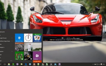 Ferrari Theme Desktop